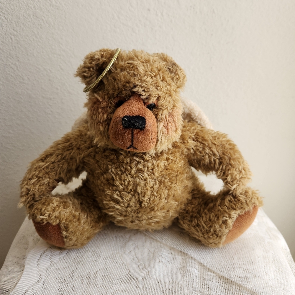 1997 Shelly Bear & Co Vintage angel Plush Teddy Bear Heartfelt